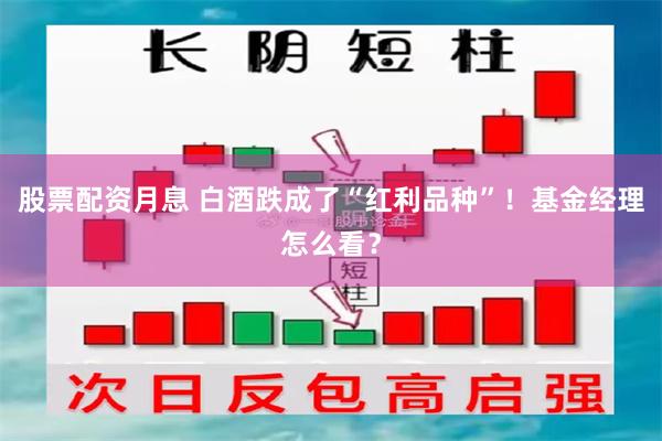 股票配资月息 白酒跌成了“红利品种”！基金经理怎么看？