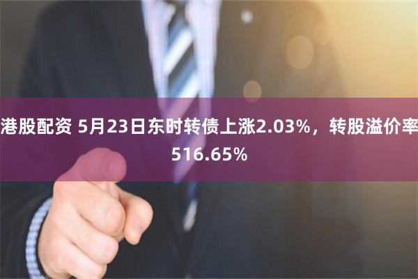 港股配资 5月23日东时转债上涨2.03%，转股溢价率516.65%