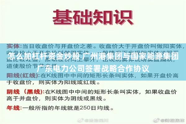 怎么加杠杆资金炒股 广州港集团与国家能源集团广东电力公司签署战略合作协议