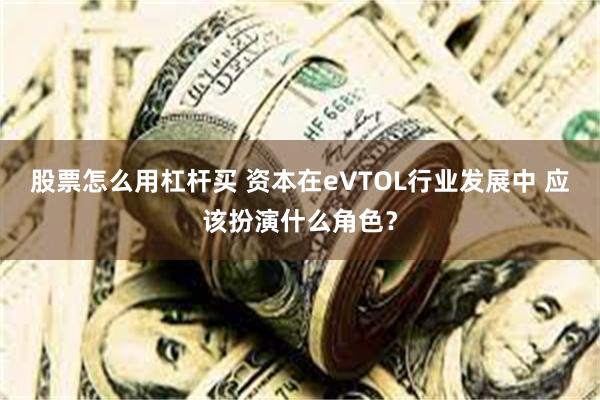 股票怎么用杠杆买 资本在eVTOL行业发展中 应该扮演什么角色？