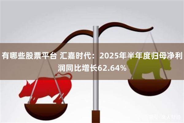 有哪些股票平台 汇嘉时代：2025年半年度归母净利润同比增长62.64%