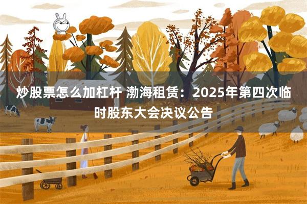 炒股票怎么加杠杆 渤海租赁：2025年第四次临时股东大会决议公告