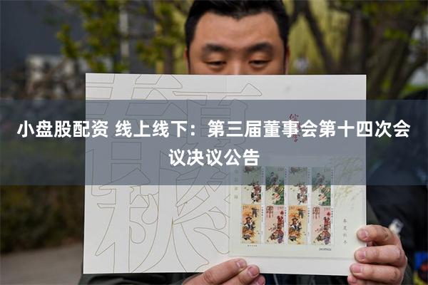 小盘股配资 线上线下：第三届董事会第十四次会议决议公告