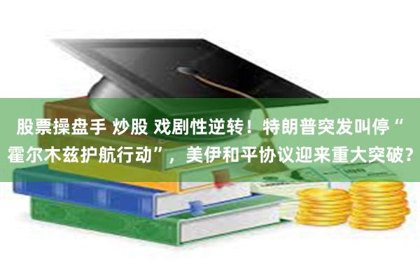 股票操盘手 炒股 戏剧性逆转！特朗普突发叫停“霍尔木兹护航行动”，美伊和平协议迎来重大突破？
