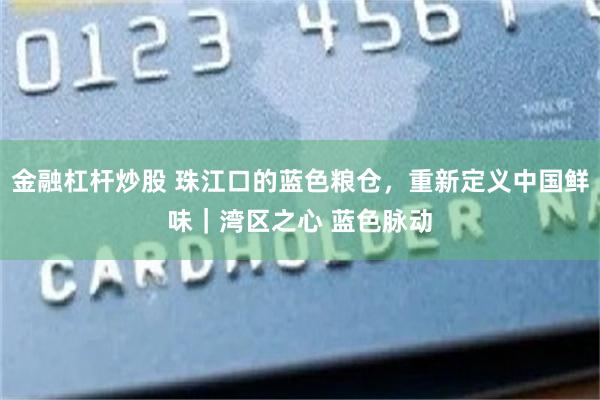 金融杠杆炒股 珠江口的蓝色粮仓，重新定义中国鲜味｜湾区之心 蓝色脉动