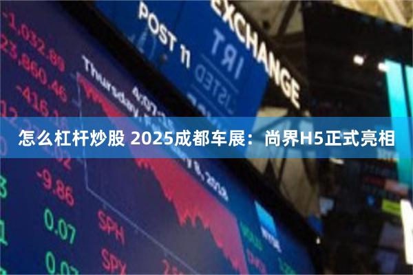 怎么杠杆炒股 2025成都车展：尚界H5正式亮相