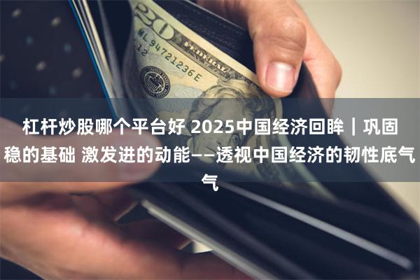 杠杆炒股哪个平台好 2025中国经济回眸｜巩固稳的基础 激发进的动能——透视中国经济的韧性底气