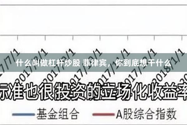 什么叫做杠杆炒股 菲律宾,你到底想干什么