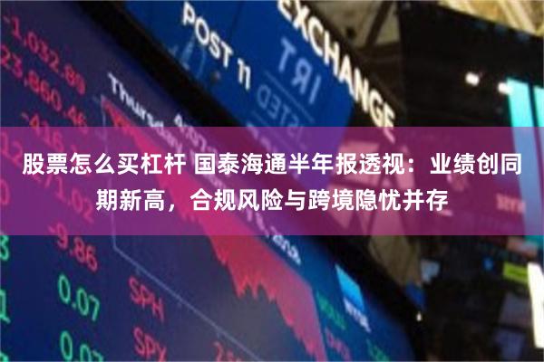 股票怎么买杠杆 国泰海通半年报透视:业绩创同期新高,合规风险与跨境隐忧并存